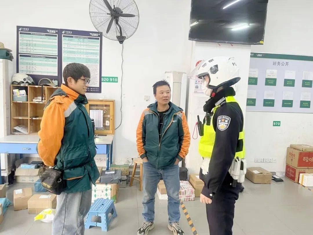 节后复工，长宁交警筑牢交通安全防线之外卖篇