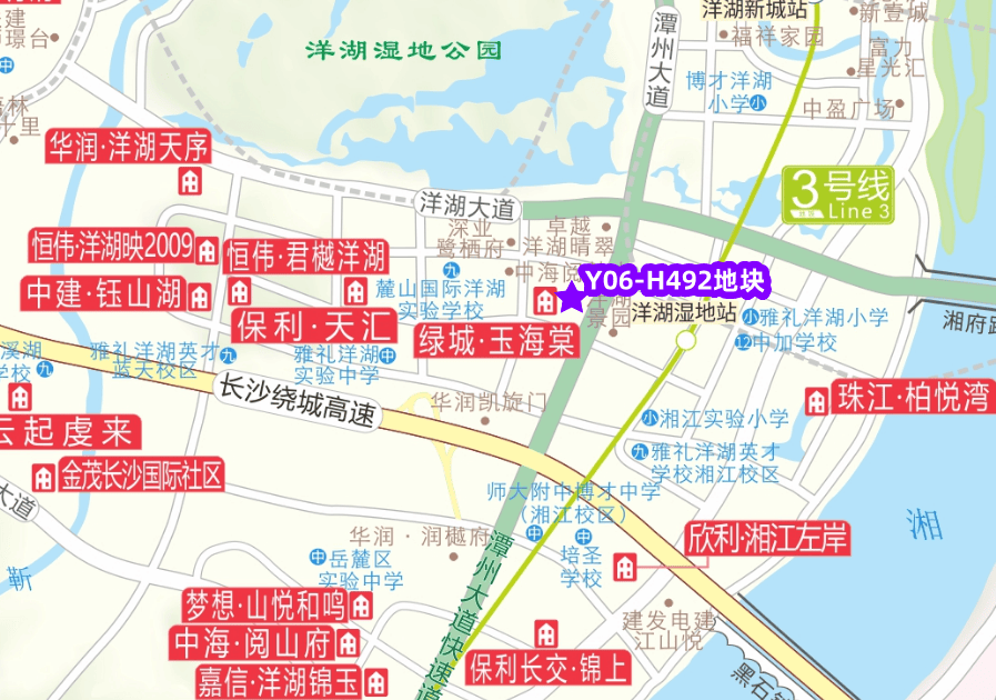 洋湖这宗核心地块商改住,容积率2.4!