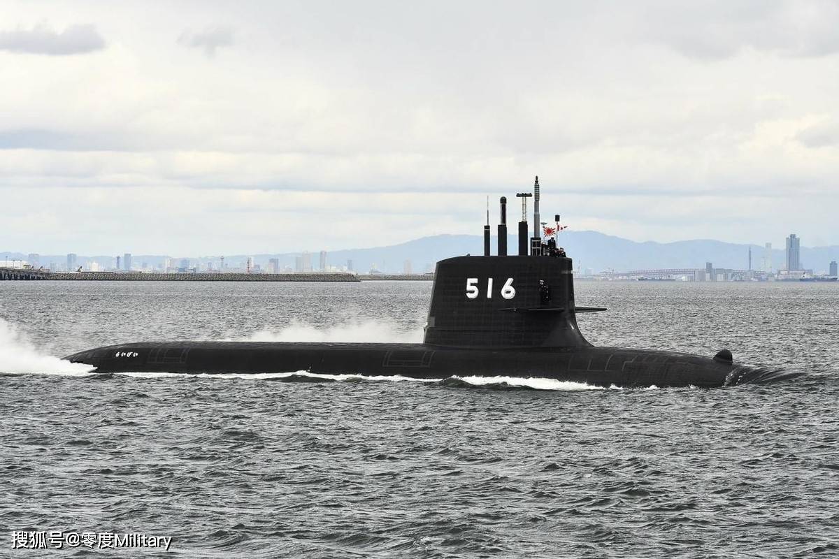日本海上自卫队第4艘“大鲸”级潜艇服役建造成本高达702亿日元_柴