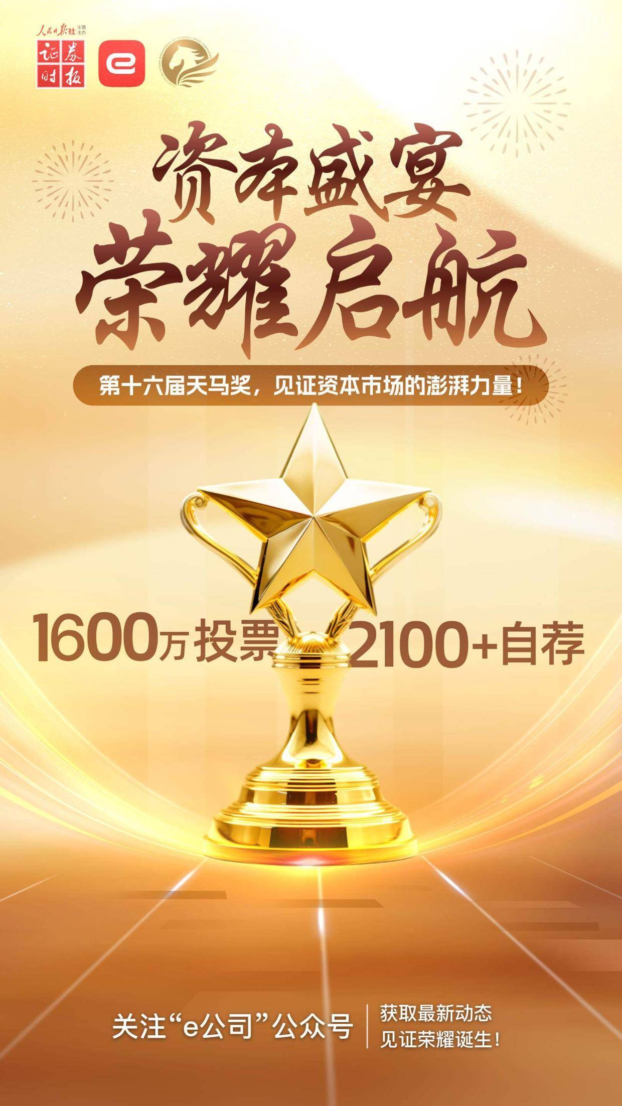 1600万投票！2100+自荐！第十六届天马奖，投票圆满落幕！