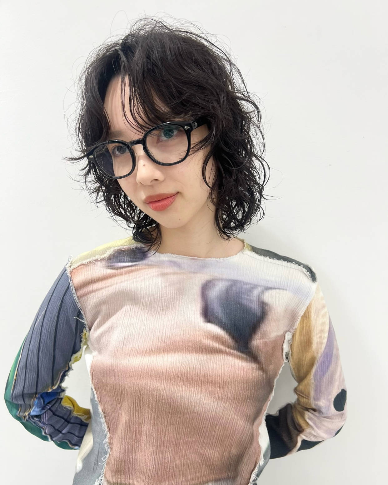 纹理烫短发轻松解锁潮流密码美到尖叫