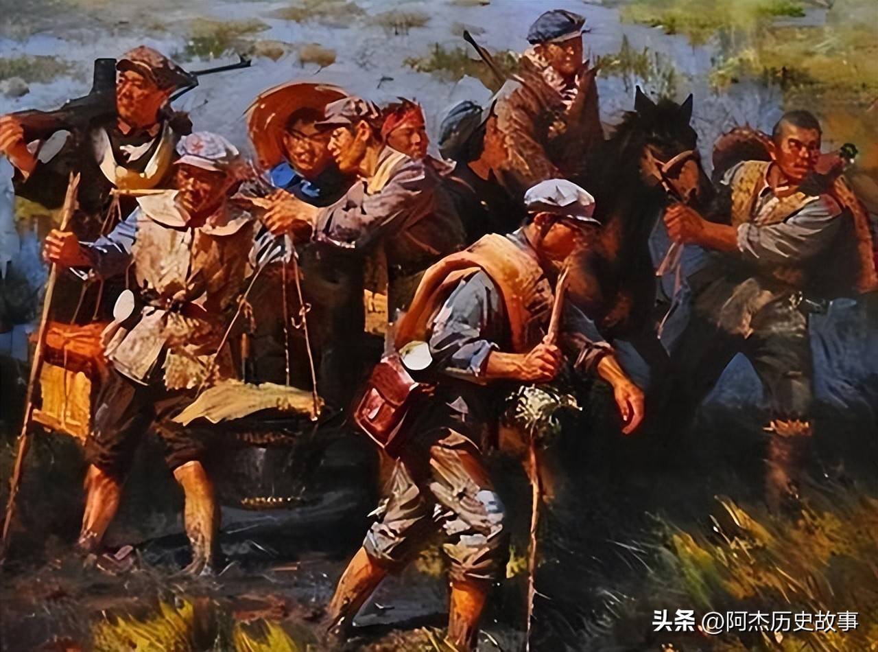 13岁小红军过草地时,因尿急去方便,回来却发现茫茫草地空无一人