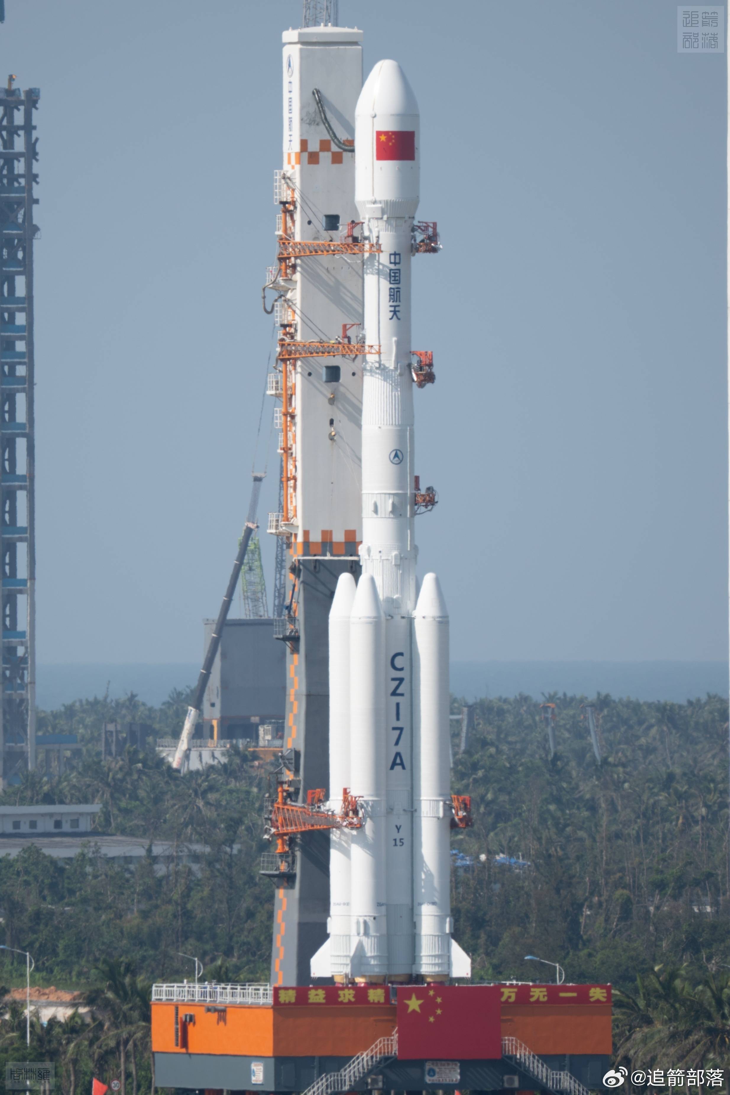 长征七号甲发射批产型大型高轨通信卫星!