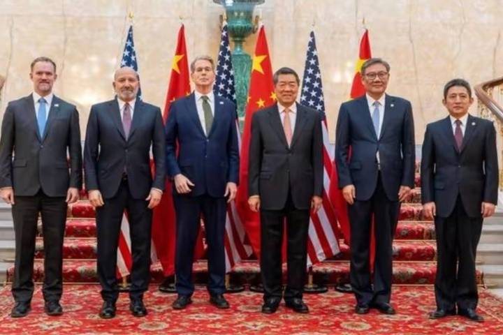 【股评】中美伦敦会谈对双方的股市都是正面_尾盘拉升_市场_中国商务部