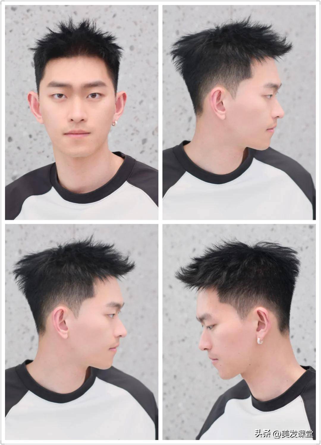 男生发型不再单调少年感短发来袭百搭各种脸型必剪款