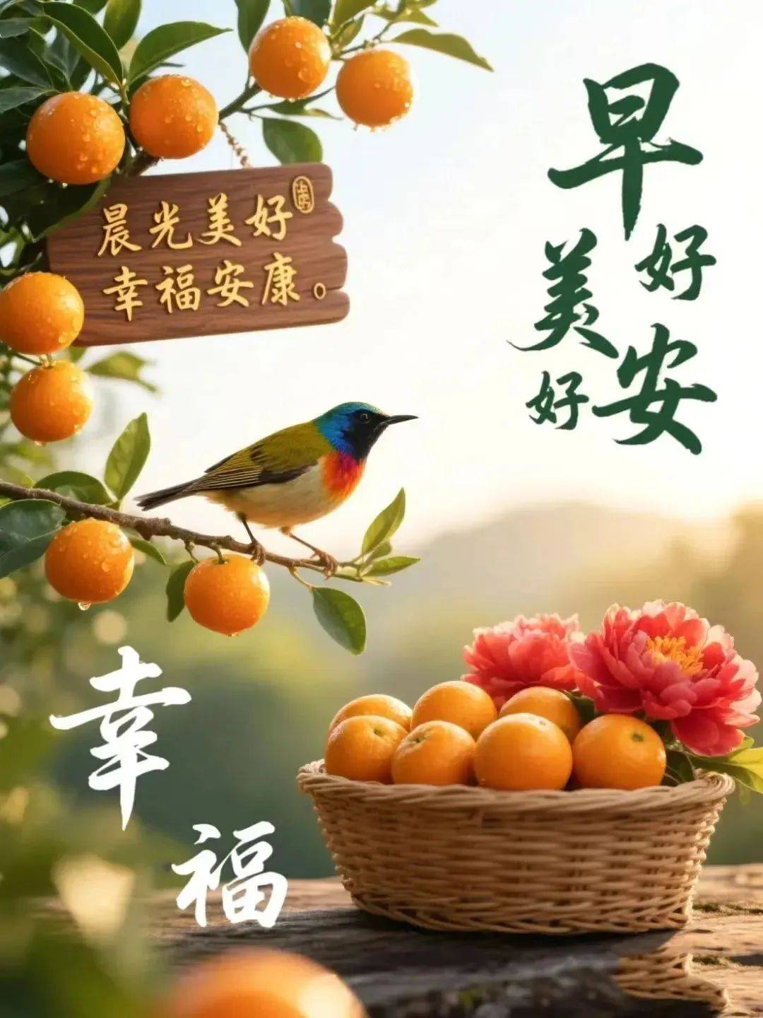 94张早安早上好唯美图片:问候暖暖,祝福满满,晨安吉祥,喜欢就取走吧!
