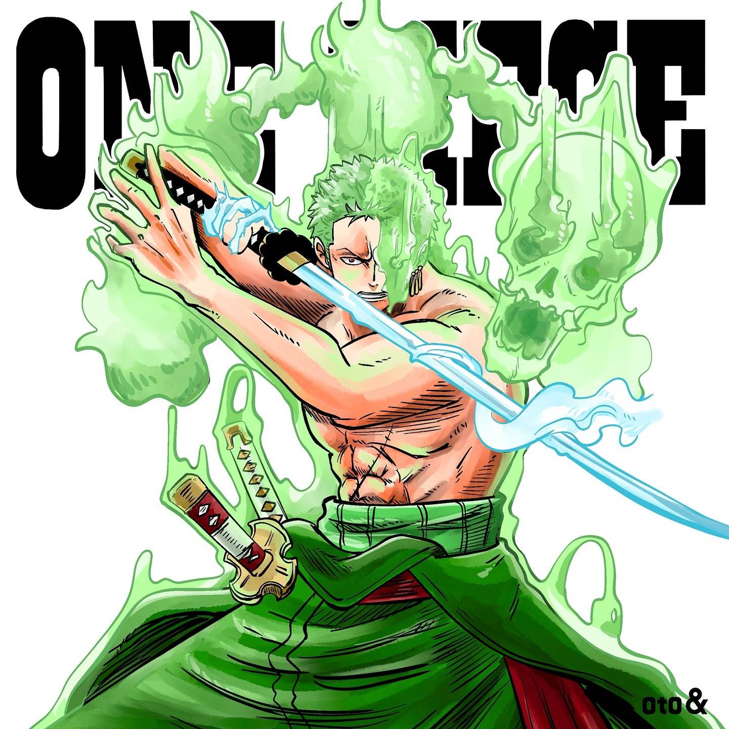 索隆觉醒"鬼神之力",凯多没死登场,喜提岩浆之力