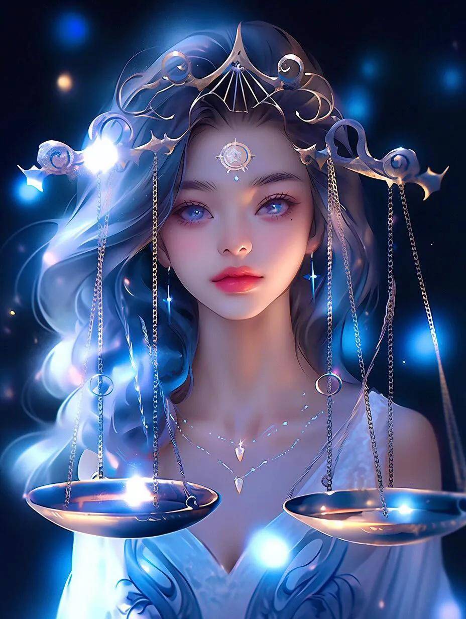 天秤座在和谐的星空中寻找平衡之美