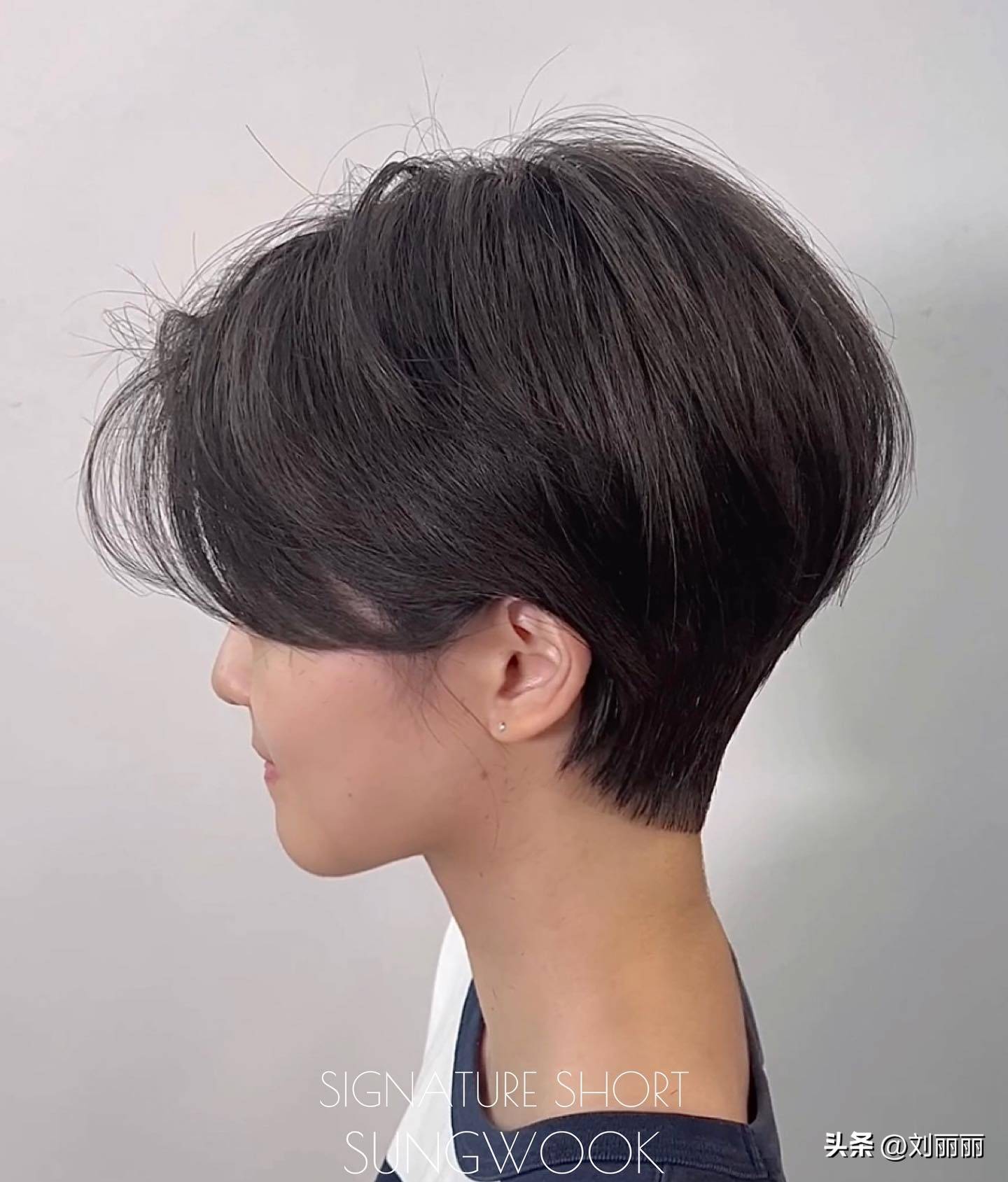 最火立体短发来了饱满后脑勺可挂耳很适合头型扁平的女士