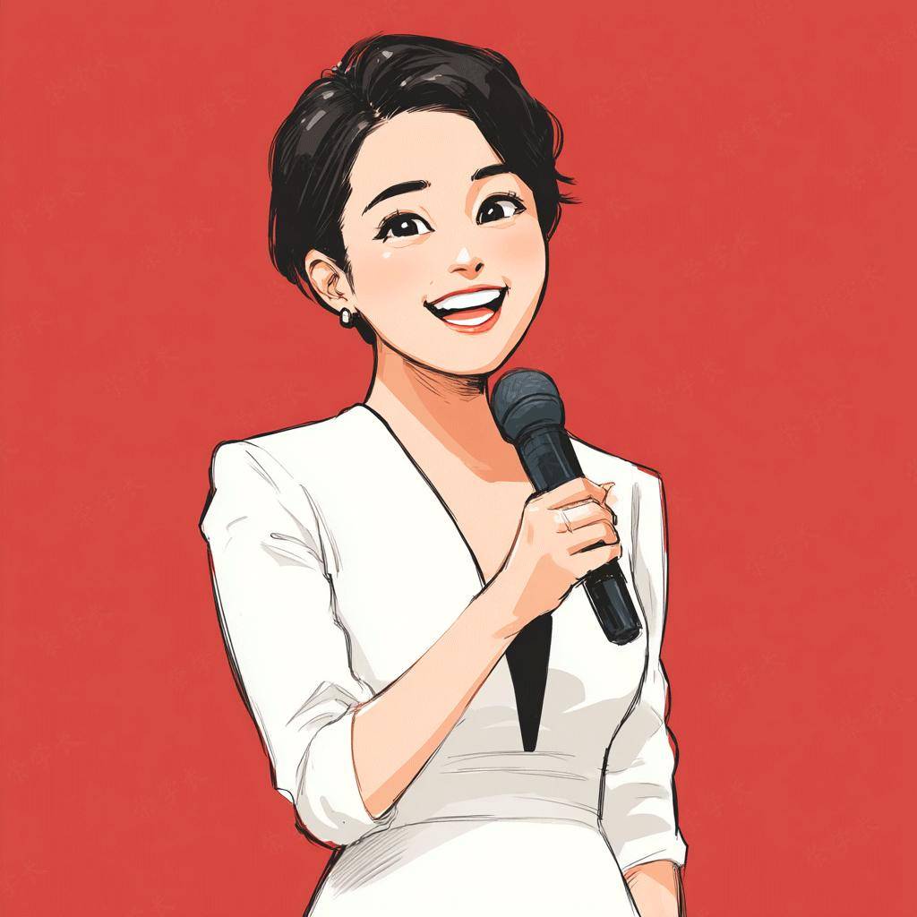 适合主持人用的卡通头像