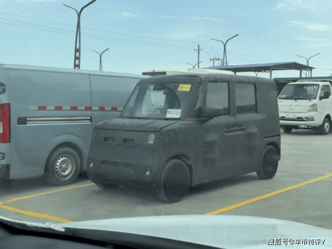 比亚迪出纯电方盒子了，纯电K-Car谍照曝光，WLTC续航180km