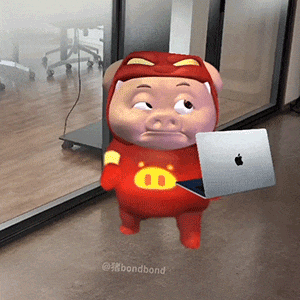 猪猪侠上班表情包