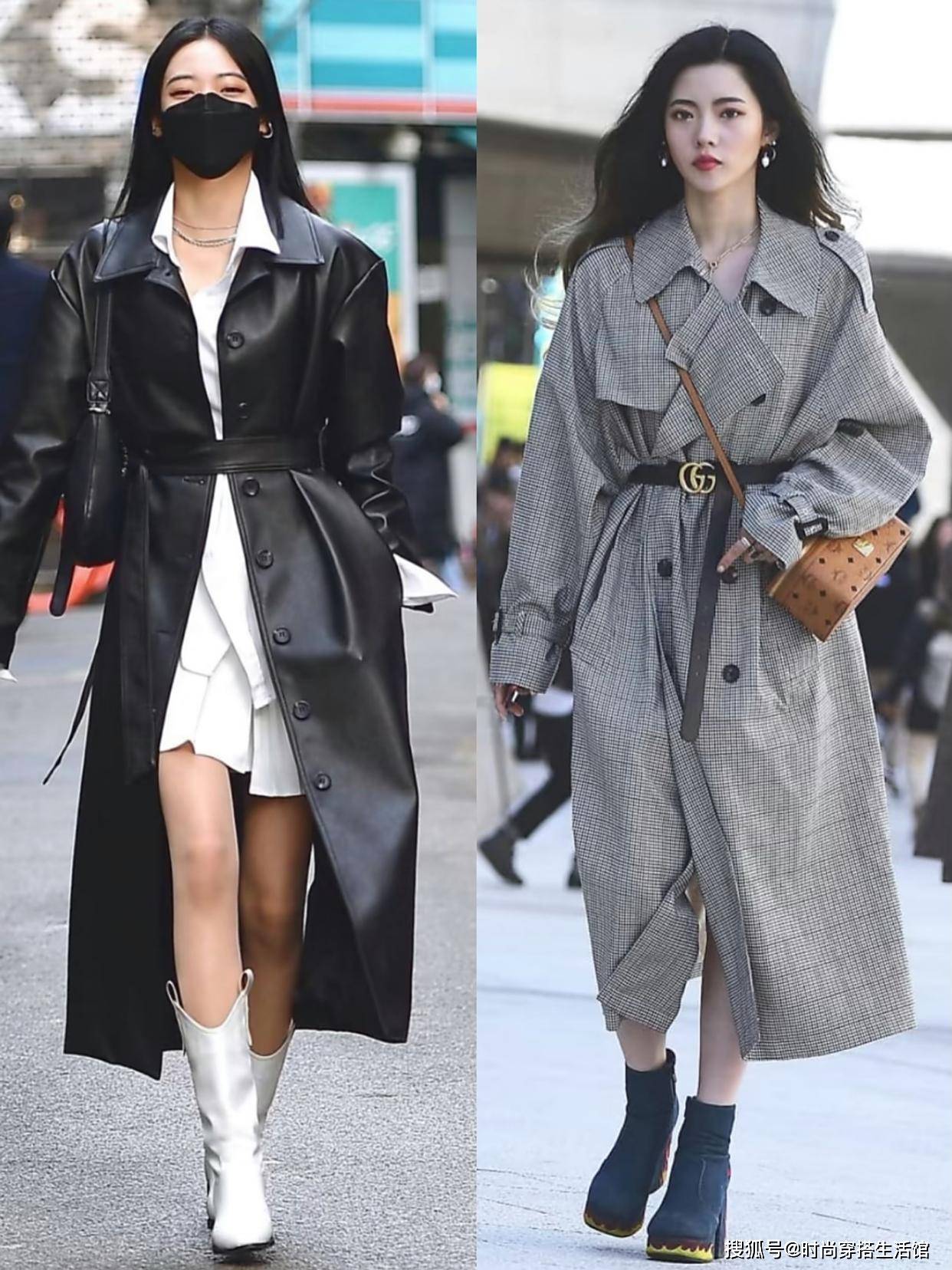 原创
            入秋后风衣下面尽量不要搭黑裤子，瞧韩国街拍这样穿，好看又保暖