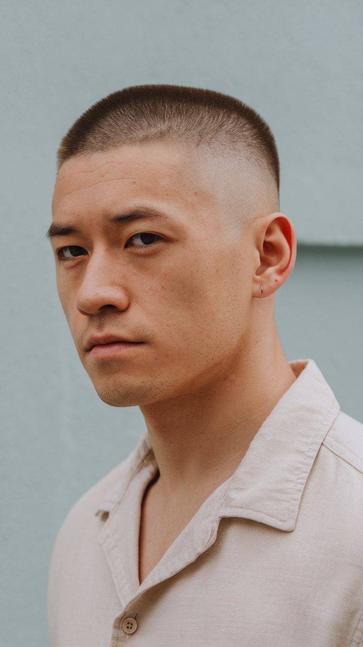 几毫米的帅气!寸头教你把"简单"玩成高级感