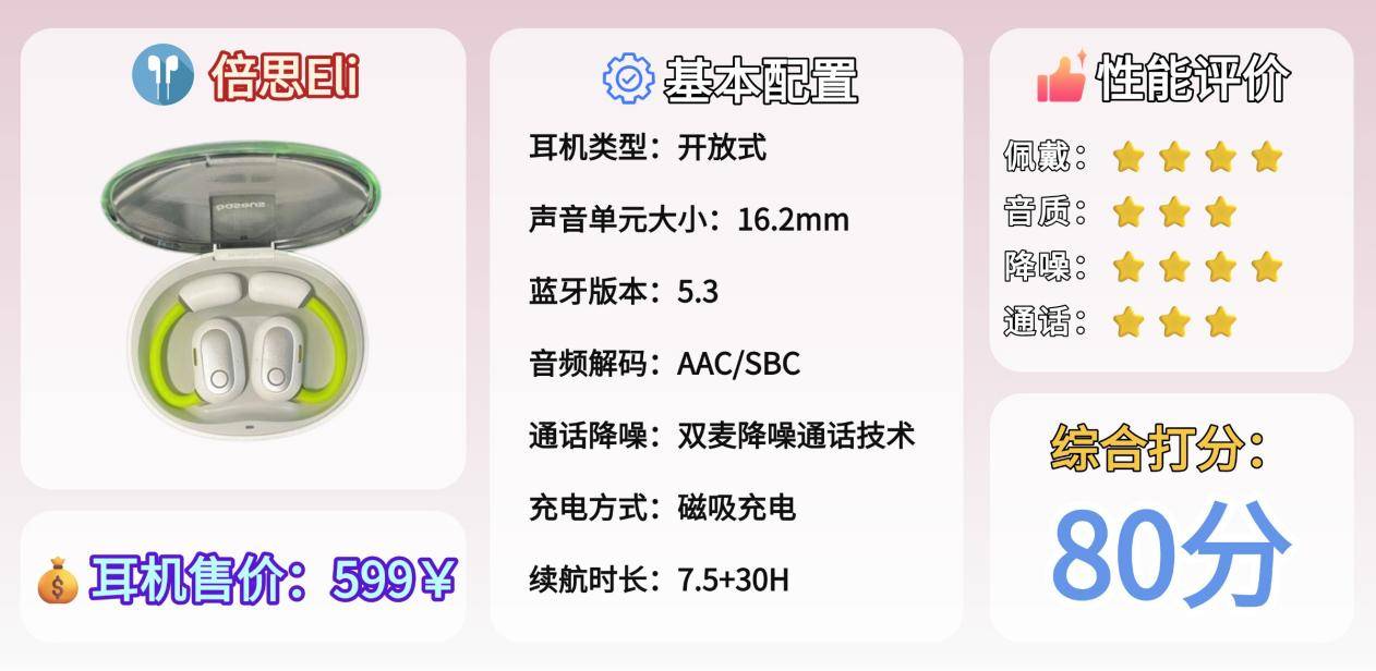 开放式蓝牙耳机哪个品牌好?2025年最值得买10款开放式耳机排行!