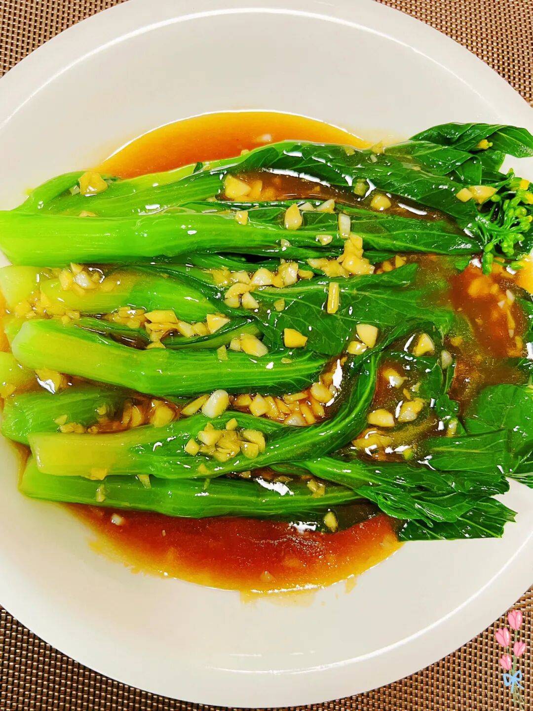 菜芯的做法