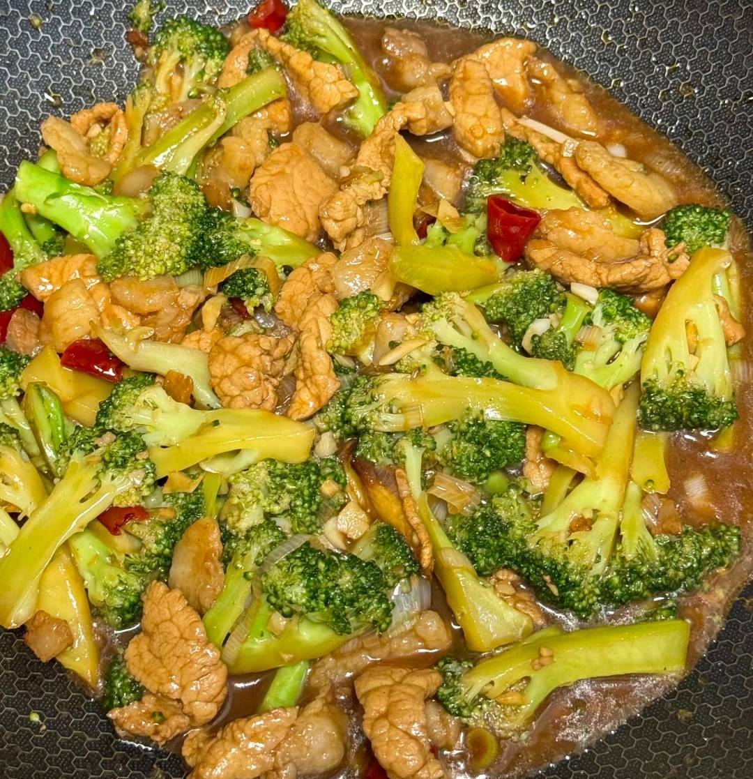 西兰花炒肉