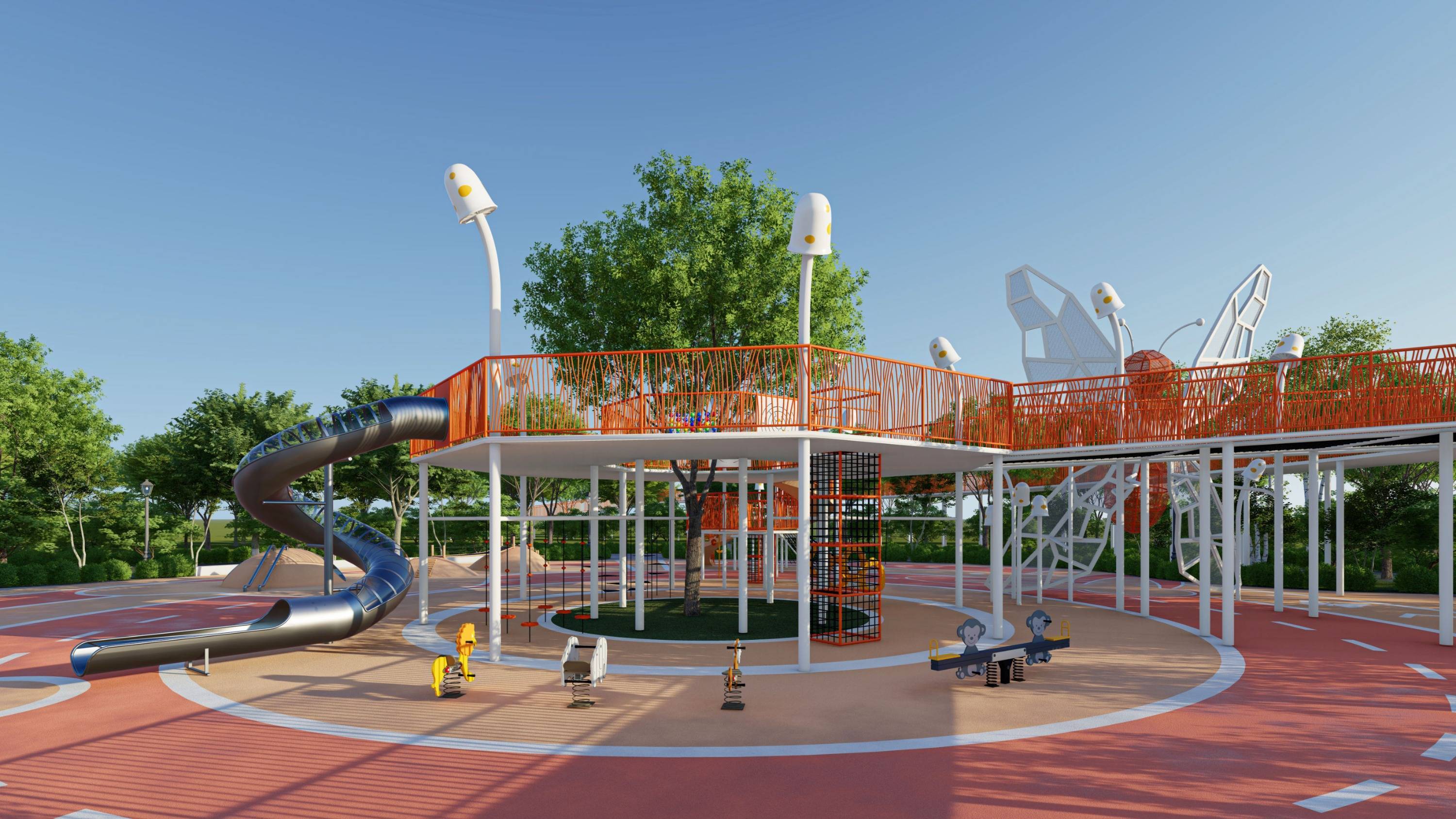 扬州幼儿园户外游乐设备趣味性强