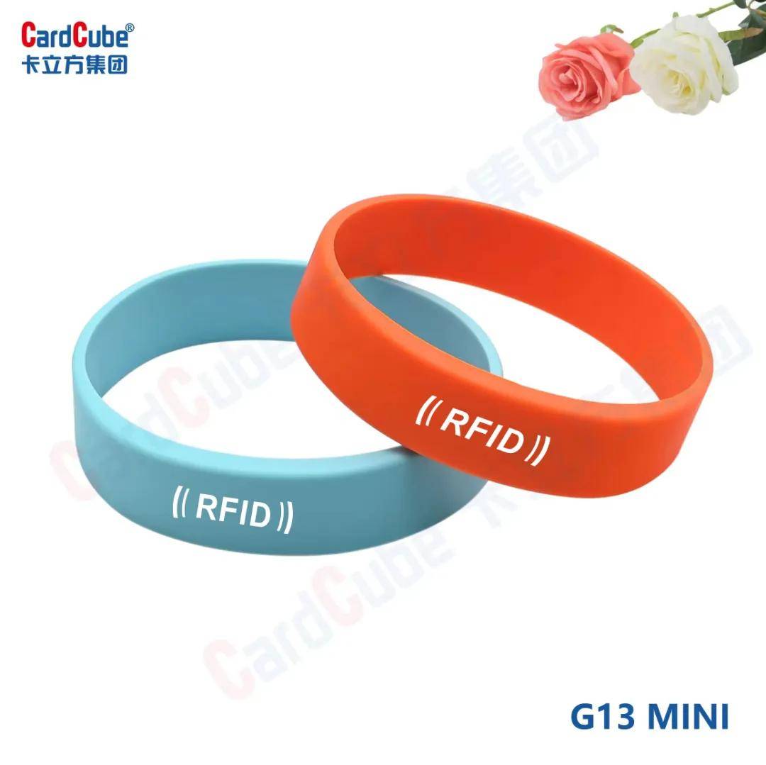 卡立方集团g13mini超薄硅胶腕带手环 超薄设计引领rfid腕带新潮流