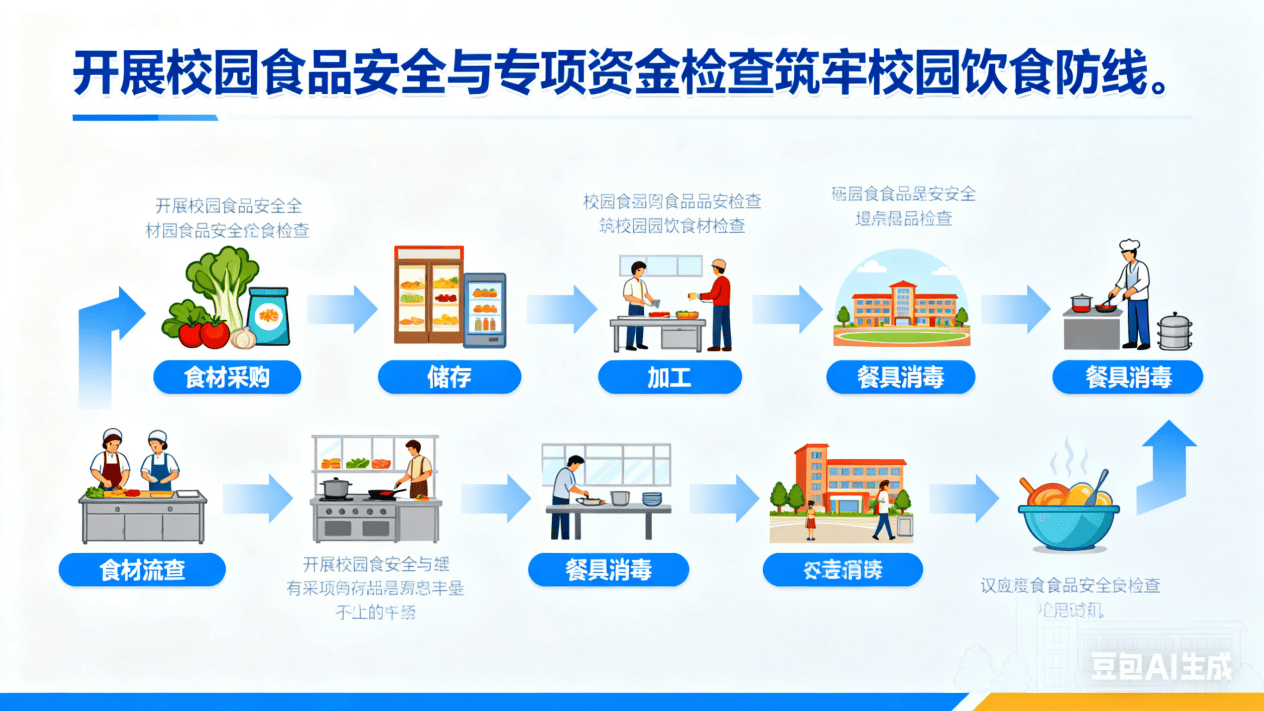 校园食品安全和农村义务教育学生营养改善计划专项资金检查