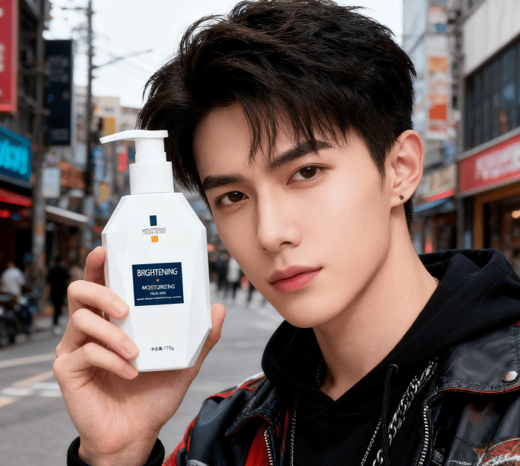 泊紫汀兰 brightening 美白洗面奶:男士美白洁面 "定心丸"