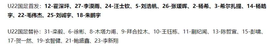 随着U22国足0-0泰国队！产生3大不可思议+换人引争议李新翔失绝杀