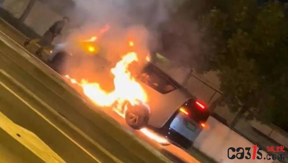 理想MEGA行驶中突发起火：车辆烧毁严重驾乘