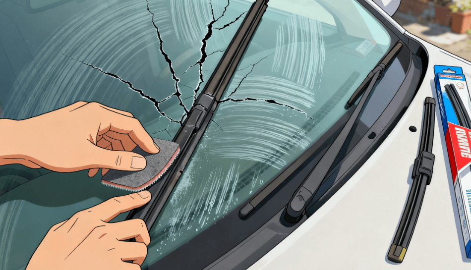 汽车雨刮器多久换一次?刮不干净这样处理更省钱