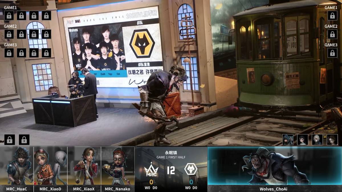 第五人格ivl:成都wolves求生者配合完美,两局三跑击败强敌!