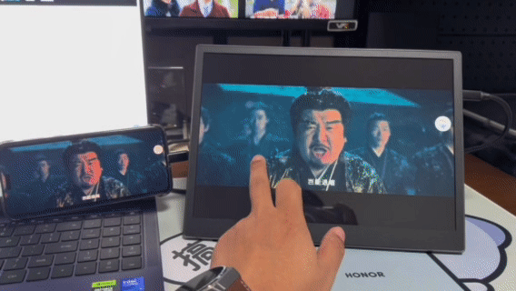 打工人双屏自由!海乐思S123E触摸便携屏,连手机/笔记本都能用