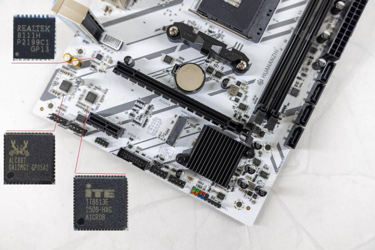 颜值和性价比兼具的白色B450,华南金牌B450M-VH-B主板装机体验