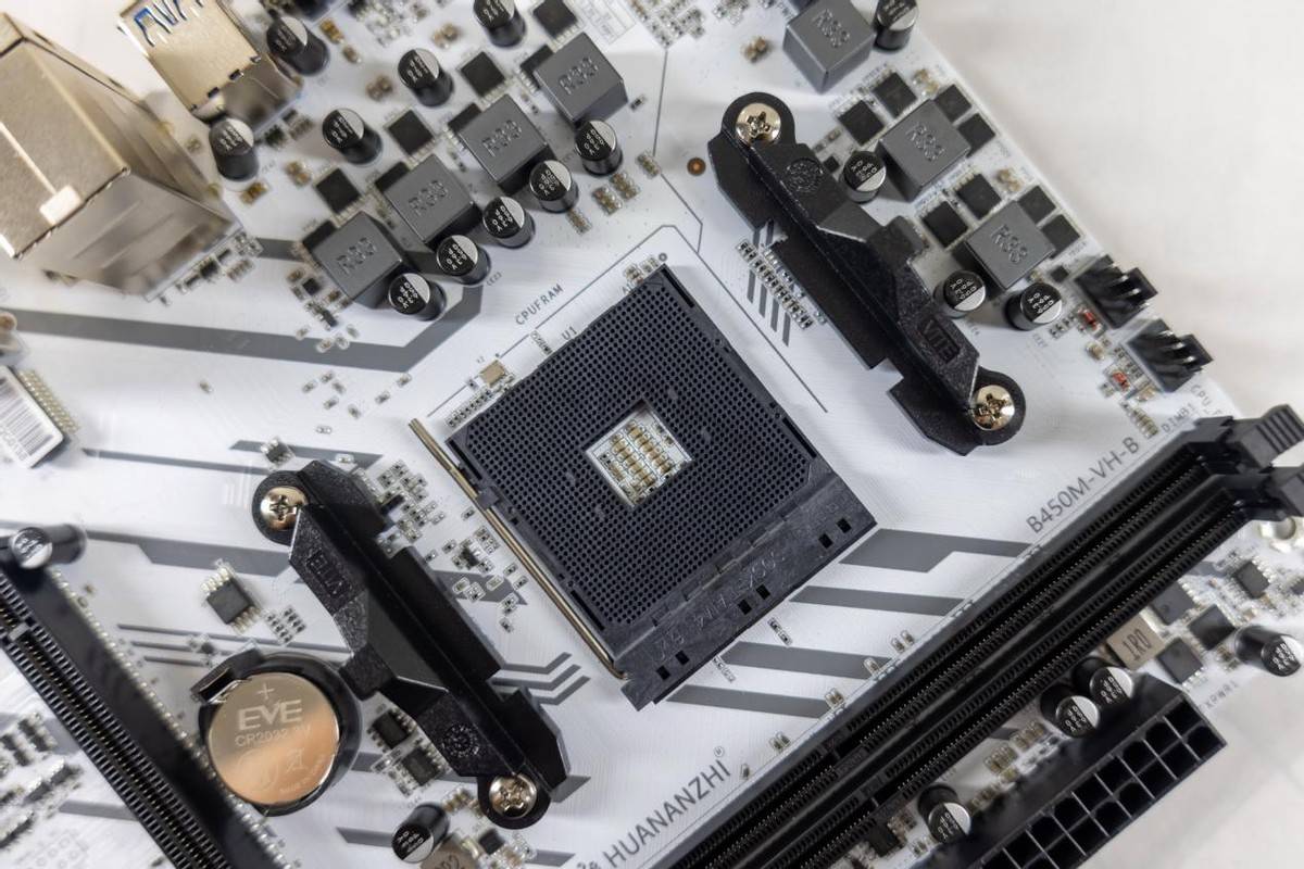 颜值和性价比兼具的白色B450,华南金牌B450M-VH-B主板装机体验