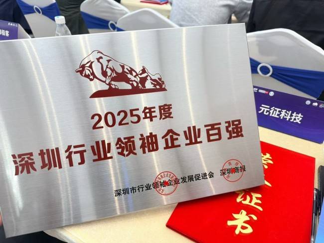 “2025深圳行业领袖企业百强颁奖礼”元征科技载誉而归(图5)