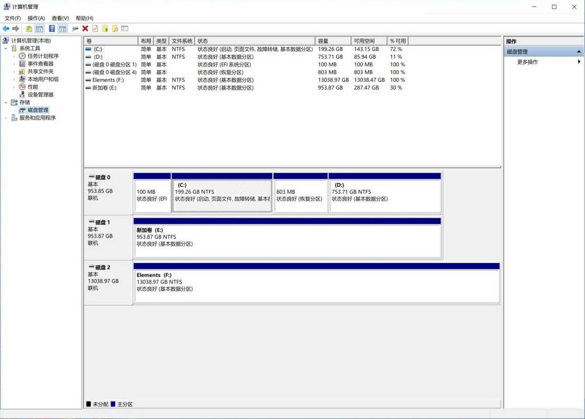 小姐姐的大别野安全下车,1T不足100元,WD Elements 14TB开箱体验