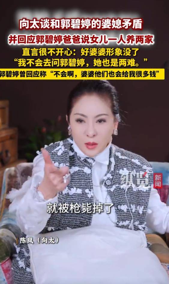 向太直言不开心：因郭碧婷父亲的话引误会，好婆婆形象没了 插图3