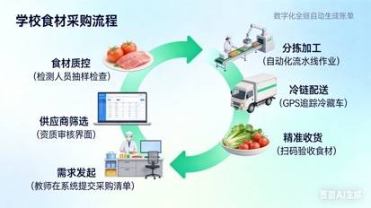 学校食材配送供应链体系