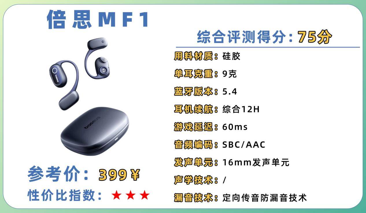 百元开放式耳机哪款好用又实惠？百元开放式耳机排行榜10强推荐