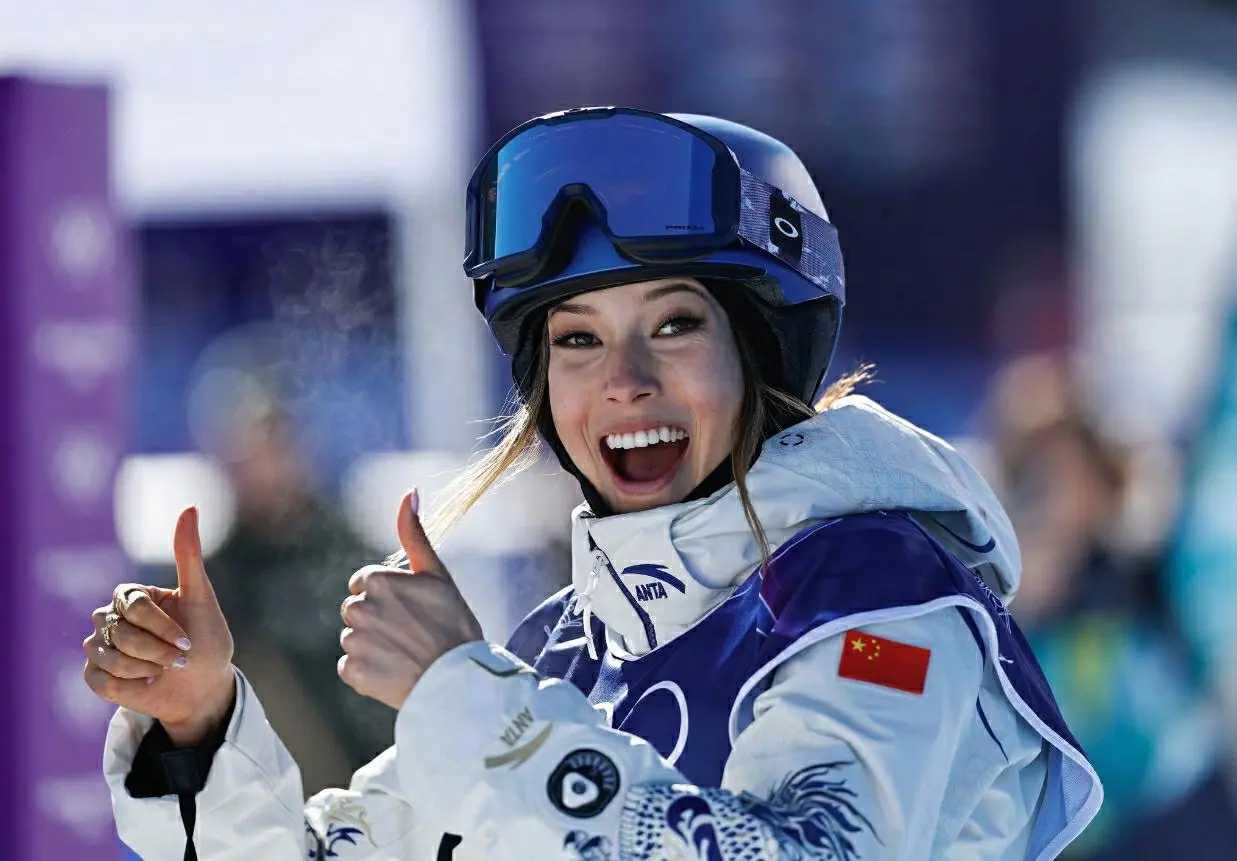 谷爱凌米兰冬奥获得首个“第一”！_搜狐网