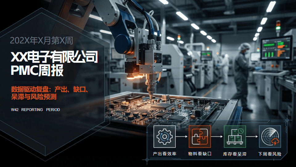 工厂混乱、天天救火?多半是PMC周报没写对!