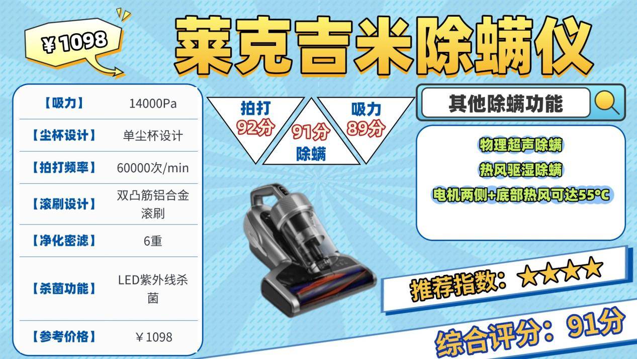 除螨仪哪一款最好用？家用除螨仪什么品牌的好用？精选热门除螨仪十大名牌排行榜，跟着买不出错！