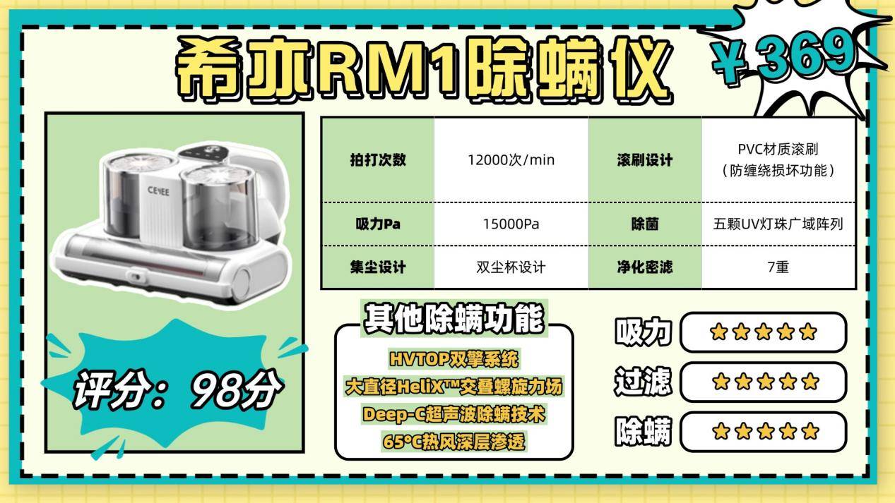 无线除螨仪哪个品牌最好最实用？什么牌子的除螨仪好？年度热销除螨仪十大品牌排名榜，一文解析！