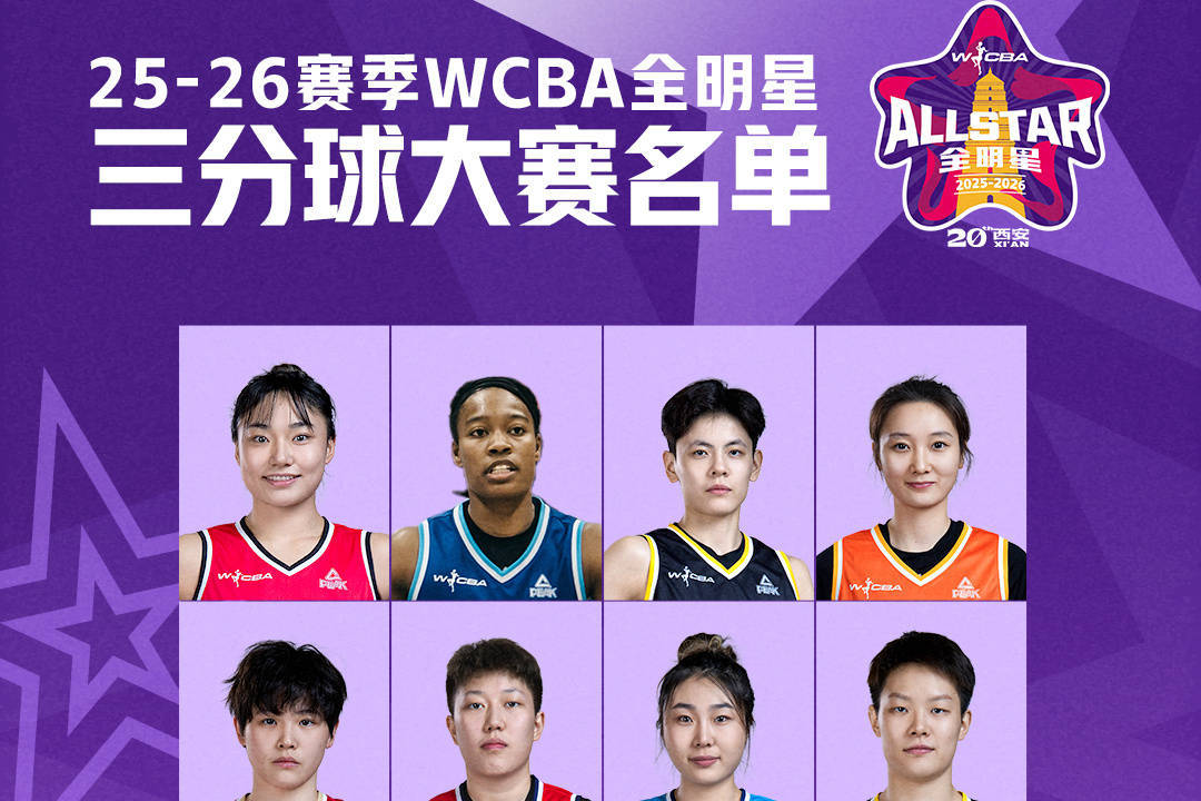 WCBA全明星单项赛名单：杨舒予王思雨角逐三分大赛