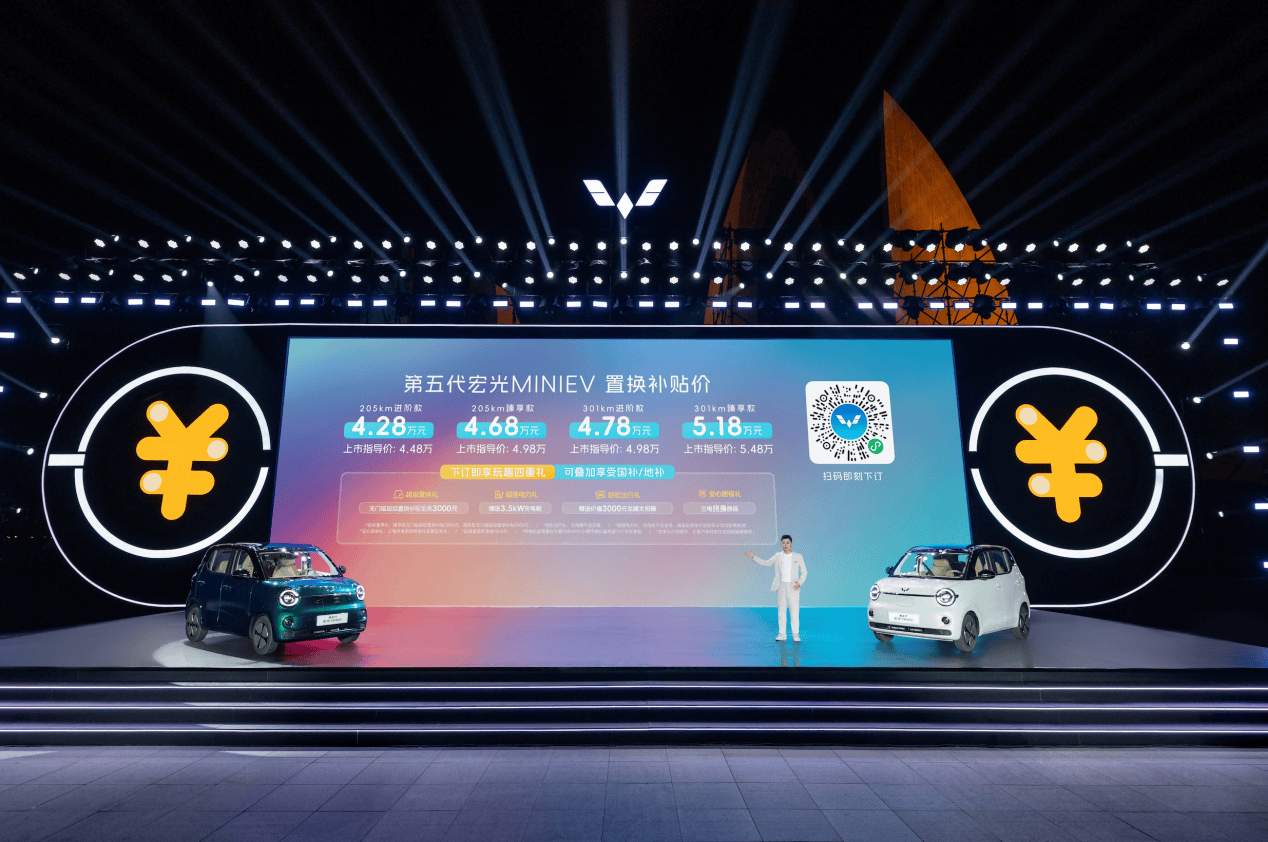 第五代宏光 MINIEV 正式上市,补贴后 4.28 万起解锁四门玩趣代步新体验_搜狐汽车_搜狐网