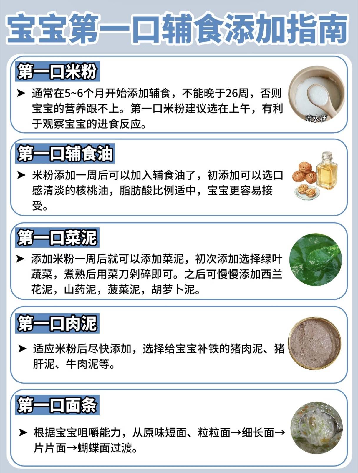 宝宝第一口辅食全攻略,新手爸妈照着做