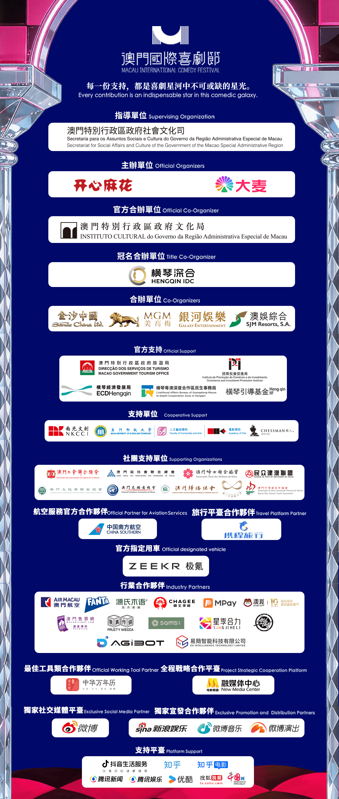 第三届澳门国际喜剧节横琴开幕 喜剧班澳门青年学员获签约 人才助澳琴文产协同发展(图7)