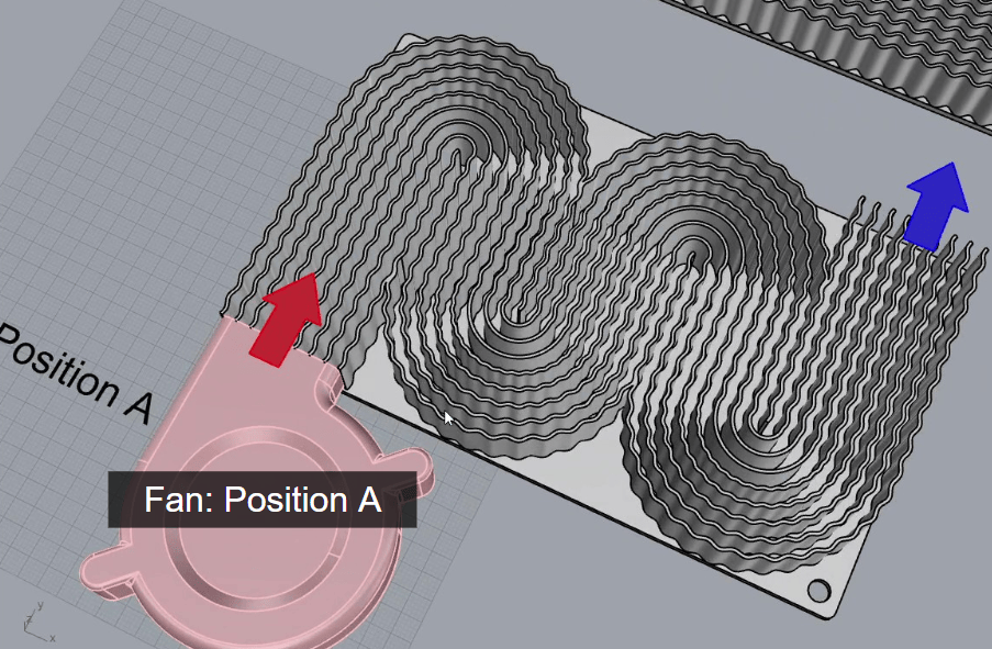3D打印+正弦波+密封迷宫：一只能让空气“迷路”的高效散热器