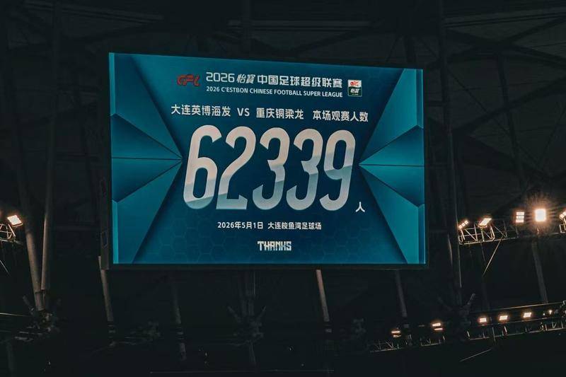 新华社：多地中超上座创纪录 申花15个主场票房可达8000万
