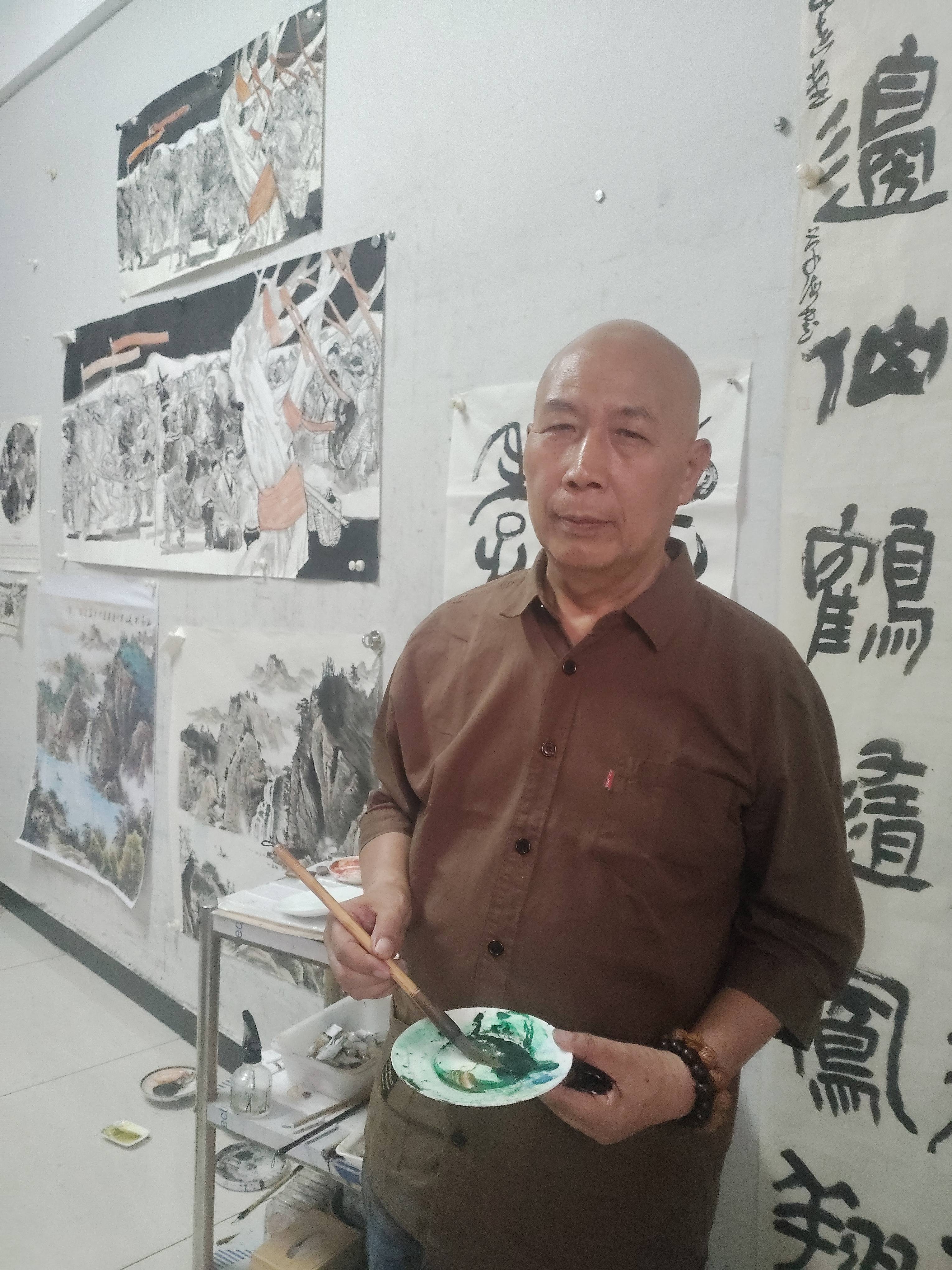 著名画家中美协会员姚子通印象
