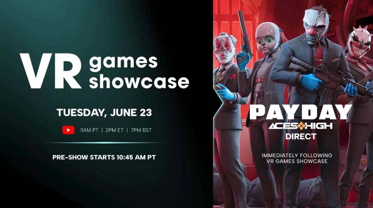 新一届VR Games Showcase游戏展示会将于6月24日直播