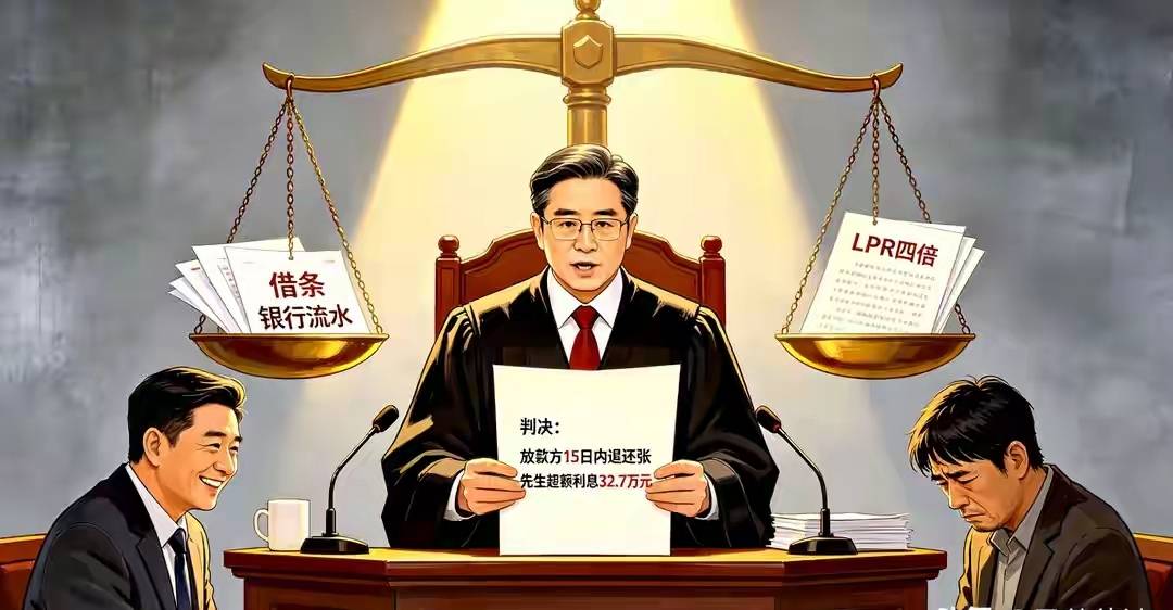 借35万滚成140万,借款人起诉胜诉,法院判令放贷人退回超额利息_本金_借条_复利